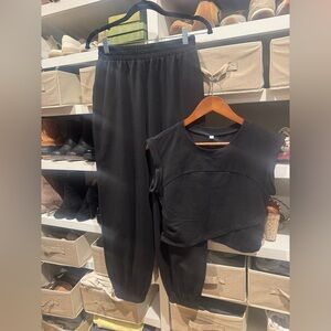 Black Hot Shot Crossover Set in Small